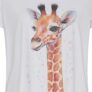 T-shirt med giraf